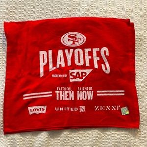 San Francisco 49er’s Playoff towel / flag